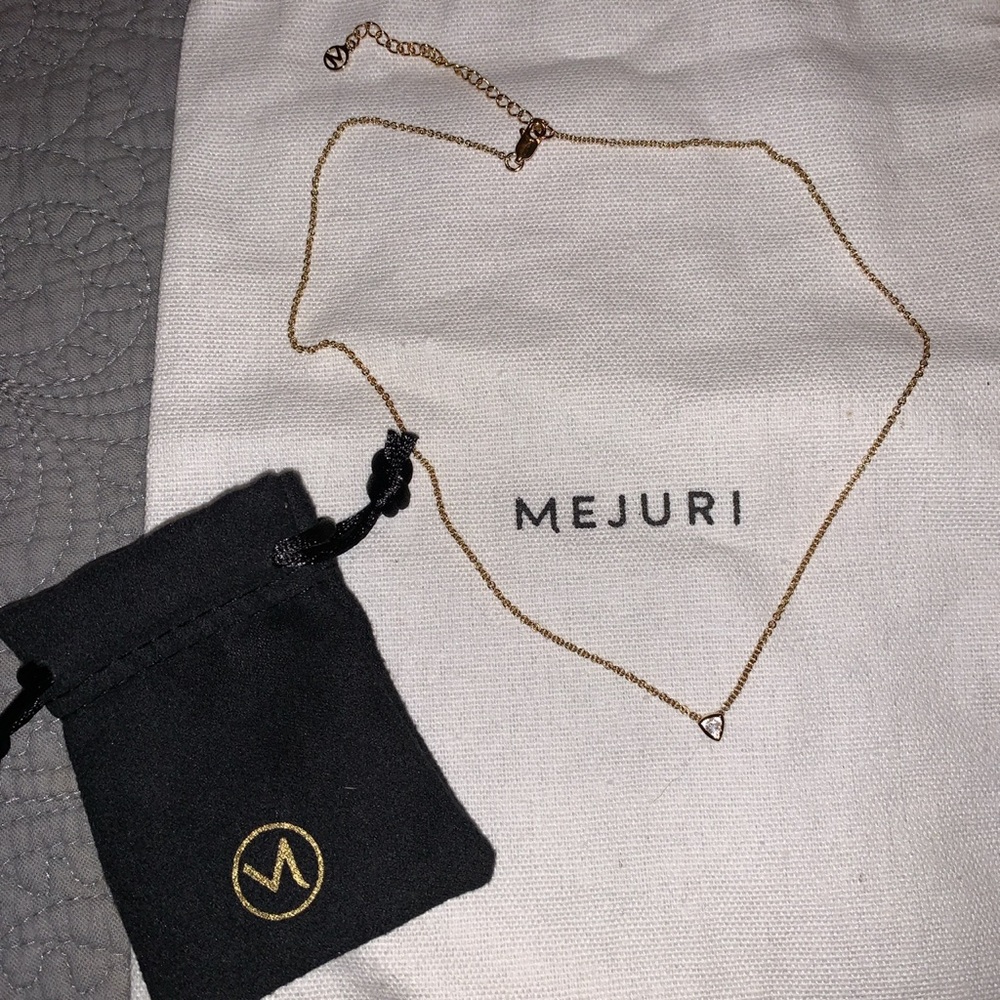 Mejuri Trillion Cut Necklace
